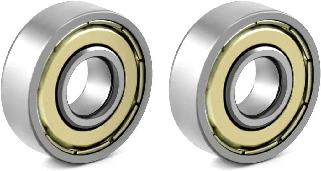 20 608zz ball bearings - Miniature deep groove ball bearings, double metal shielding - For skateboards, scooters, inline skates, 8 mm x 22 mm x 7 mm