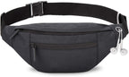 Fanny pack - Sports fanny pack - Running belt - Large fanny pack - Men's and women's - Fanny pack - Pouch - LIGHTWEIGHT RUNNING - For travel/on the go - Dark gray
