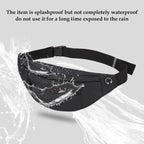 Fanny pack - Sports fanny pack - Running belt - Large fanny pack - Men's and women's - Fanny pack - Pouch - LIGHTWEIGHT RUNNING - For travel/on the go - Dark gray