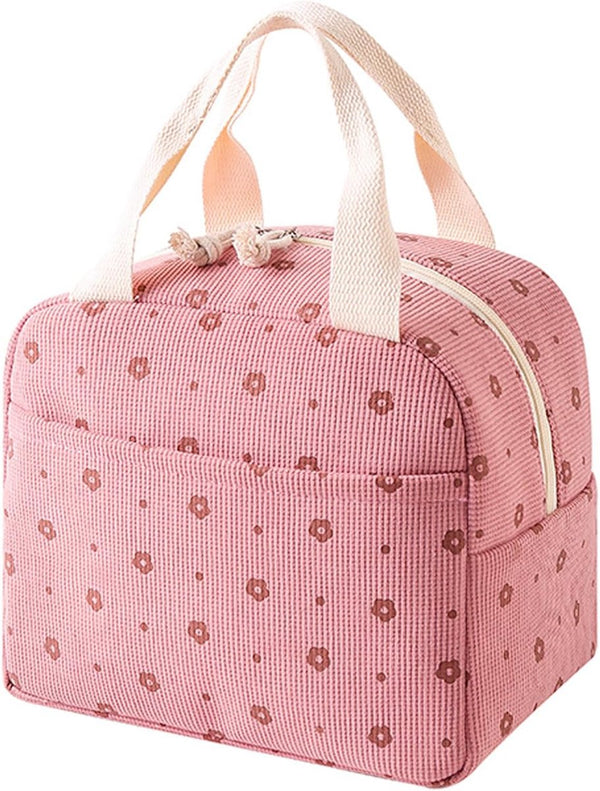 Pink Women's Insulated Lunch Bag for Work and School