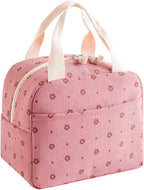 Women's Insulated Lunch Bag - Pink Insulated Bag for Work and School
