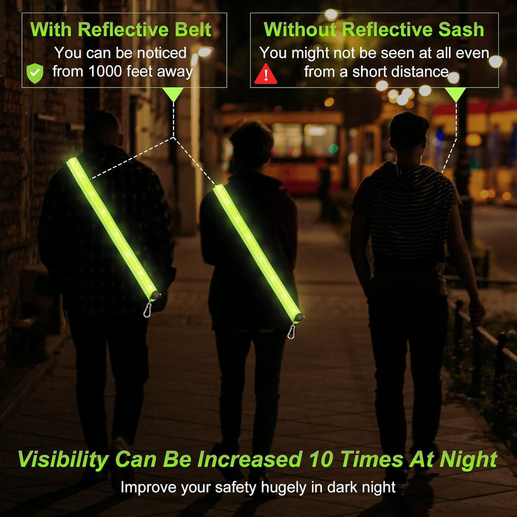 Running light - Chest light - Sports running light - Chest walking light - USB rechargeable - Running vest
