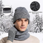 Beanie - Cotton beanie - Warm winter beanie - Scarf - Gloves - Touchscreen gloves - Ski mask - 3-in-1 beanie - Snowboard, skate, riding - Windproof and warm - Soft and comfortable - Warm fleece lining - Neck warmer