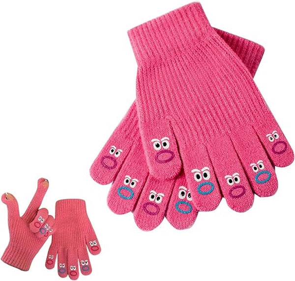 Roses Winter Touchscreen Gloves for Skiing Cycling and Camping