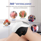 Rechargeable cordless knee massager - LED screen - For swollen and painful joints - 3 intensity levels - Temperature control