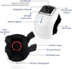 Rechargeable cordless knee massager - LED screen - For swollen and painful joints - 3 intensity levels - Temperature control