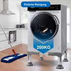 Non-slip washing machine base with vibration-damping legs, strong load-bearing capacity, 31-34cm