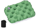 Inflatable Seat Cushion Stool, Lightweight Portable Waterproof for Outdoors and Offices, Green