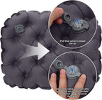 Inflatable Seat Cushion Stool, Waterproof Lightweight Portable for Outdoors and Offices, Dark Gray