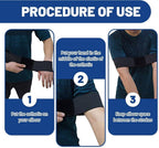 2pcs Golf Swing Training Bracelet for Posture Correction, Compatible with Golf Training Aids