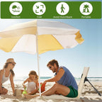 Foldable Beach Chair with Storage Bag, Collapsible Sun Lounger, Lightweight Camping Chair, Beige