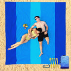 Waterproof Sand-Free Beach Blanket, 210x200 cm, Ultra-Light Portable for Beach Picnics and Camping