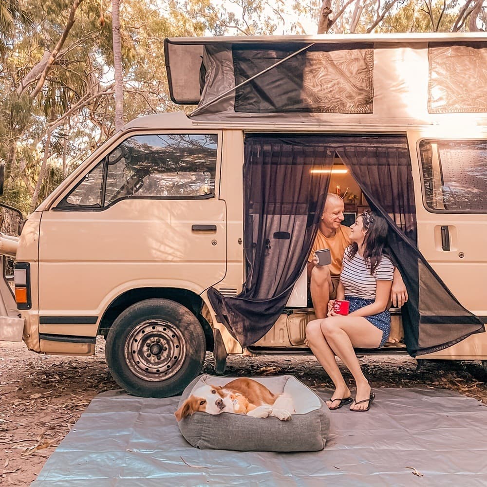 Magnetic car trunk mosquito net 210X165cm, compatible with most vehicles for ventilation and insect protection, camping and fishing