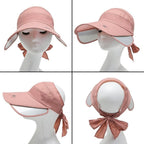 Women's Sun Hat Wide Brim UV Protective Golf Hat for Outdoor, One Size