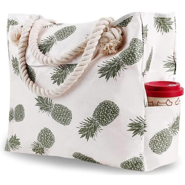 Large Beach Picnic Bag, White