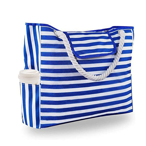 Beach Picnic Bag Large, Blue