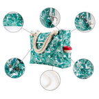 Large Beach Picnic Bag, Green