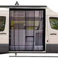 Universal Mosquito Net for Car Trunk with Strong Velcro, Compatible with Motorhomes and Camping, 180 × 150 cm, Black
