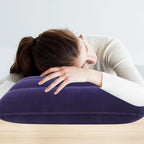 2-Pack Inflatable Travel Pillow, Compact Headrest Pillow for Camping and Travel, , SZ2