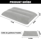 Inflatable Travel Pillow 2-Pack, Compact Headrest Pillow for Camping and Travel, Portable, SZ4