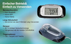 3D Pedometer with Large Easy-to-Read Display, Steps Distance Calories Tracking, No App Needed, 9 Month Battery Life for Elderly and Exercise Tracking