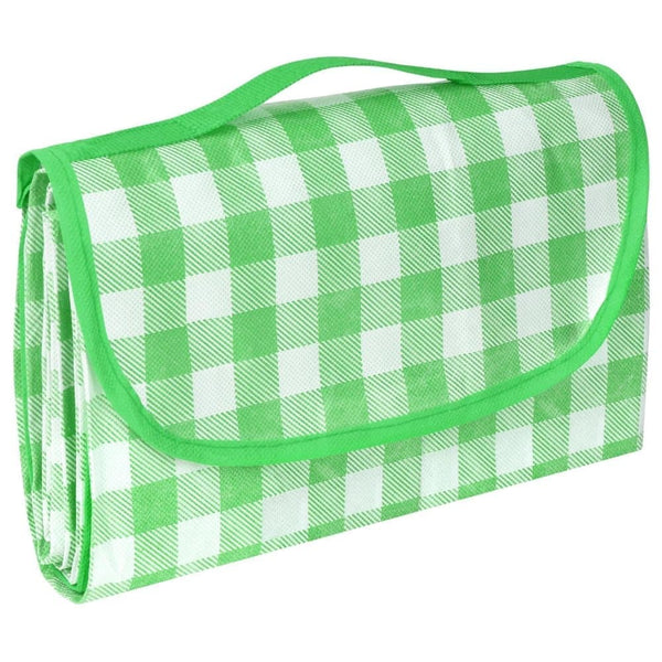 Waterproof Picnic Mat Foldable with Carrying Handle, Durable for Camping Beach Park Outdoor, 100x150cm, Green
