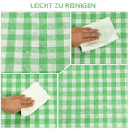 Waterproof Picnic Mat Foldable with Carrying Handle, Durable for Camping Beach Park Outdoor, 100x150cm, Green
