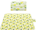 Waterproof Picnic Mat Foldable with Carrying Handle for Camping Beach Park Outdoor Activities, 100x150cm, Dark Green