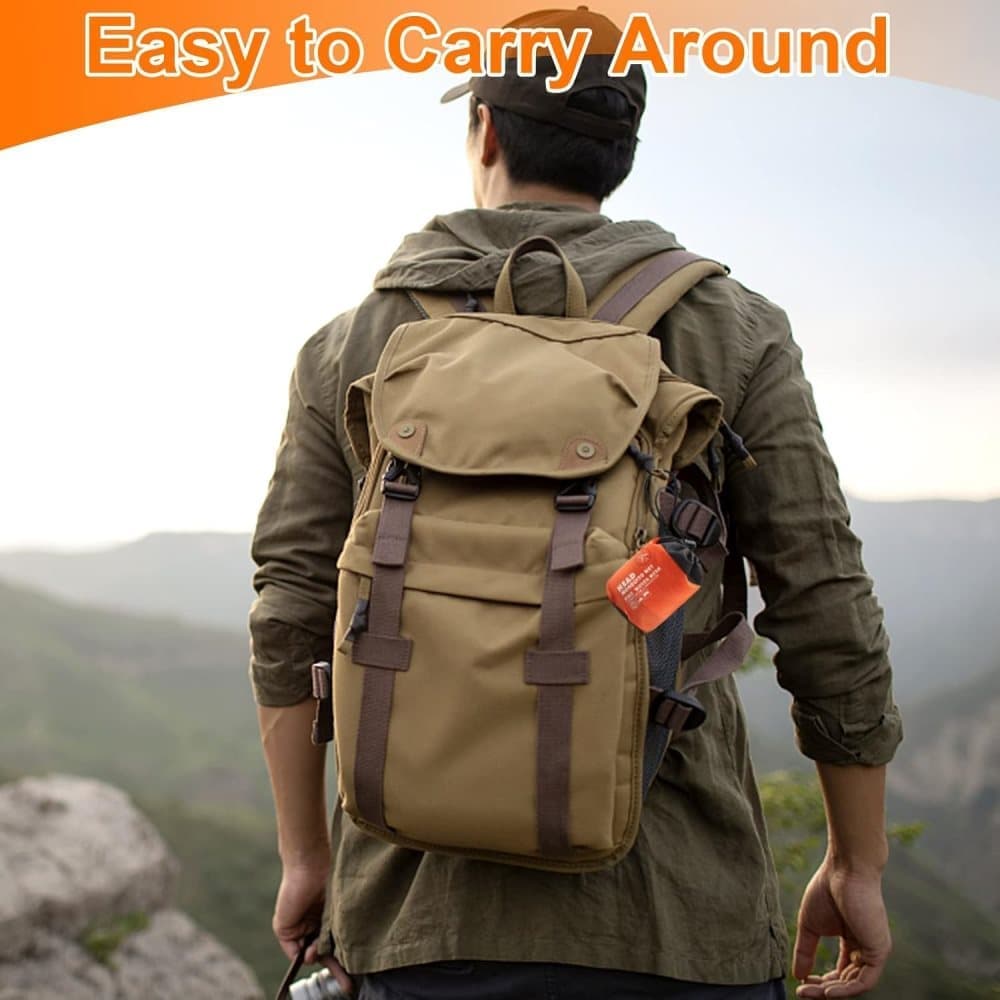 4 pcs Mosquito Net for Hat, Waterproof Adjustable Ultra-fine with Storage Bag, for Fishing Hiking Camping, Beige