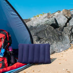 Inflatable Pillow, Lightweight Compact Camping Pillow for Outdoor Travel, Compatible with All Brands, 47x30cm, Gray