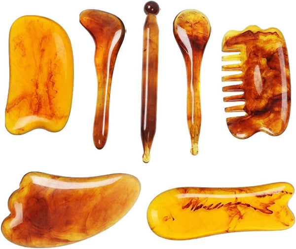7-piece Gua Sha Set (Gold)