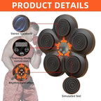 Smart Electric Boxing Trainer with Speaker, Black, Compatible with Smart Music Boxing Machine（Adults）