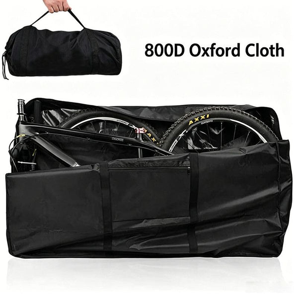 800D Oxford Cloth Bicycle Bag, Mountain Bike & Road Bike Storage Bag(Non-folded: 140cm (L) * 28cm (W) * 80cm (H))