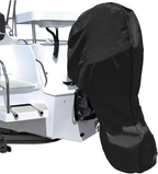 600D Oxford Cloth Outboard Motor Cover, Waterproof UV Resistant Boat Engine Protective Cover for Yacht Fishing Boat（100-150HP）