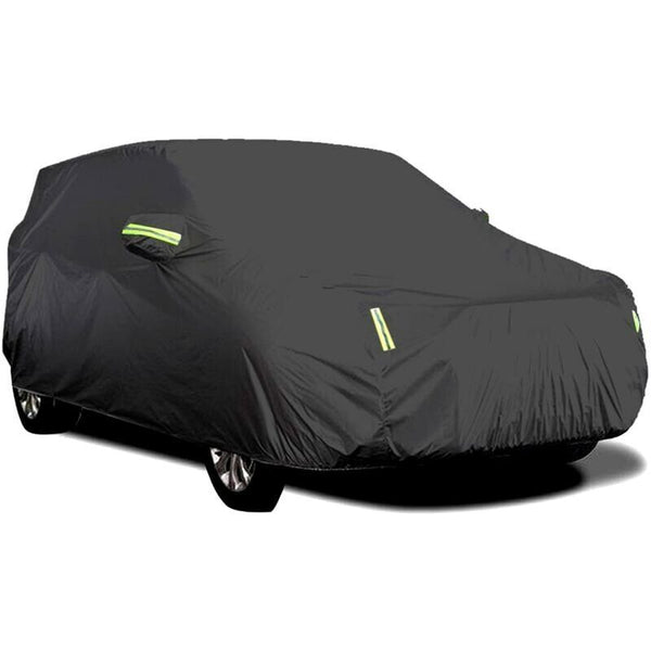 Outdoor Car Cover, Breathable Anti UV Dust and Snow Resistant, Black, 4.8 x 1.8 x 1.5 m