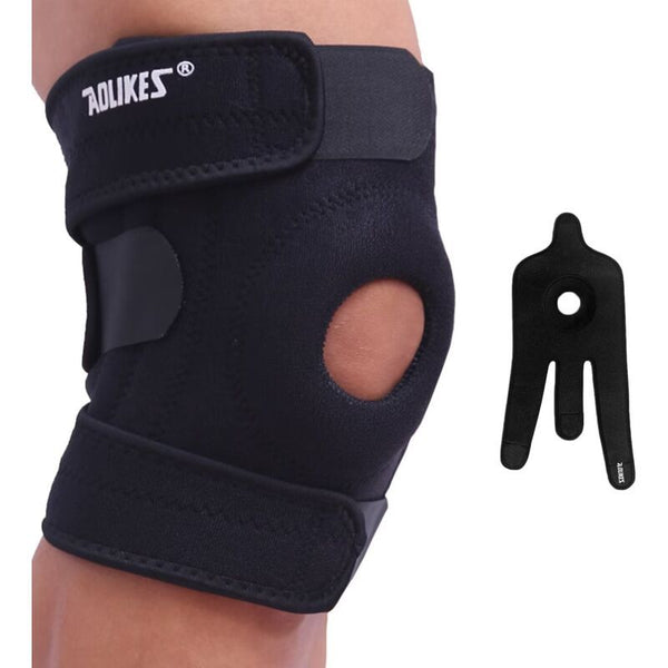 Adjustable Compression Knee Brace with Support Straps