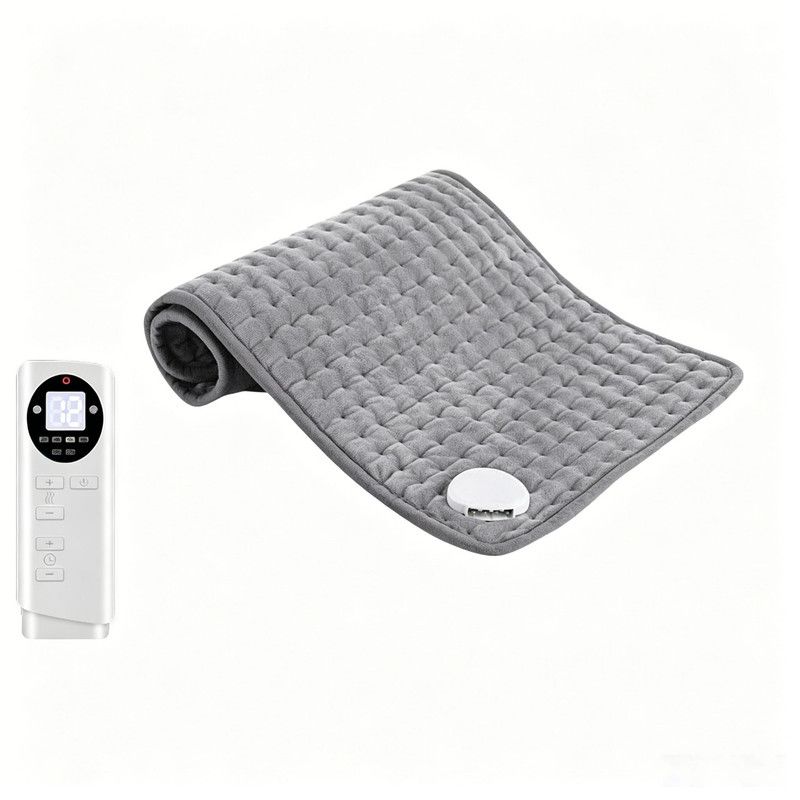 Portable Electric Heating Pad | Fast Heat Therapy Pad for Muscle Soreness & Body Ache, Adjustable Temperature Auto Shut Off Washable Warm Heating Mat for Home Pain Relief (40*76)