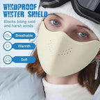 2-Pack Unisex Adjustable Breathable Warm Face Masks, Washable for Winter Use, Warm and Windproof, Extended Eye Coverage