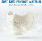 2-Pack Unisex Adjustable Breathable Warm Face Masks, Washable for Winter Use, Warm and Windproof, Extended Eye Coverage