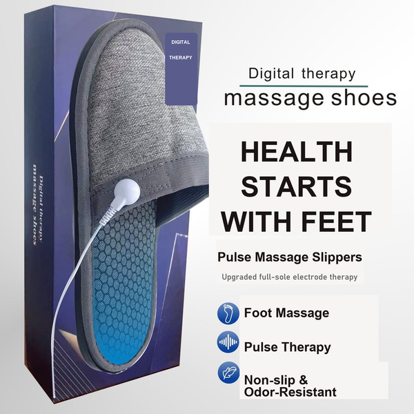 EMS Foot Massage Slippers TENS Therapy 8 Modes (EU 36-39)