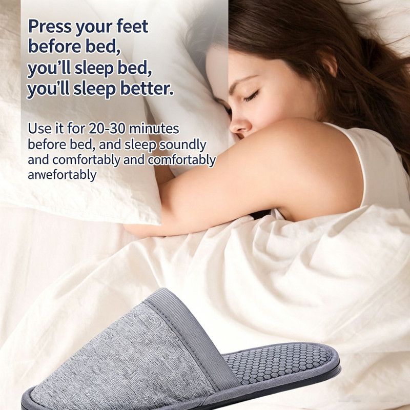 EMS Foot Massage Slippers TENS Therapy 8 Modes 15 Intensities, EU 40-43