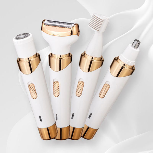 White Women's 4-in-1 Bikini Razor