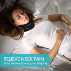 Adjustable Neck Brace with V-Shape Design, Cervical Spine Support for Posture and Pain Relief