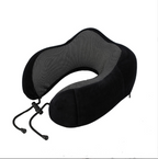U-Shaped Travel Memory Foam Pillow, Rebound Neck Support Headrest for Sleeping