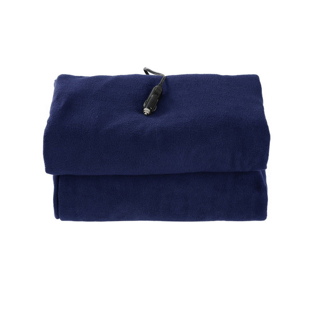 12V Heated Car Blanket for Travel and Camping, Electric Throw Rug