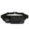 Water-Resistant Running Waist Pack with Bottle Holder, Adjustable Fitness Belt