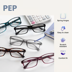 Black Reading Glasses 4-pack Value Designer Style Men Women(+4.00)
