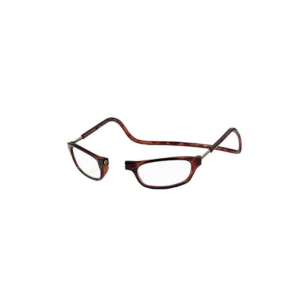 Smart Reading Glasses with Magnet Brown +3