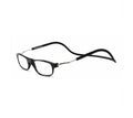 Smart Reading Glasses with Magnet Black +1