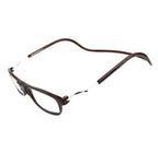 Smart Reading Glasses with Magnet Black +2.5